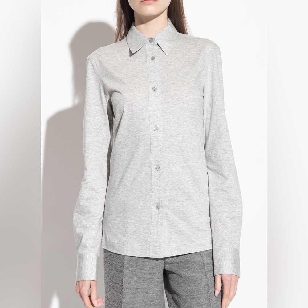 Toteme Slim Jersey Cotton Shirt